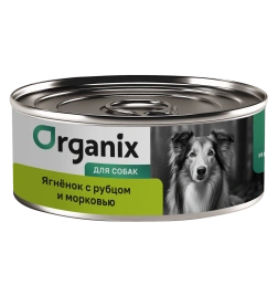 Влажный корм Organix Preventive Line Lamb, Tripe & Carrot для собак, с ягненком, рубцом и морковью, 100 г