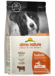 Сухой корм Almo Nature Beef & Rice для взрослых собак со свежей говядиной и коричневым рисом, 400 г