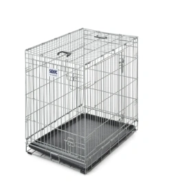 Переноска-клетка SAVIC Dog Residence 76, серая, 76 см х 53 см х 61 см