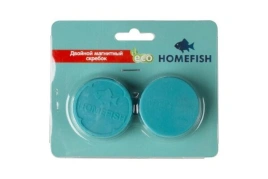 Скребок магнитный Homefish двойной, высота 3 см, 4 см