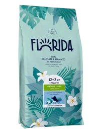 Сухой корм FLORIDA Medium Adult Lamb & Pear для взрослых собак средних пород, с ягненком и грушей, 14 кг
