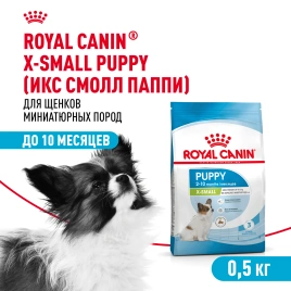 Сухой корм Royal Canin X-Small Puppy для щенков, 500 г