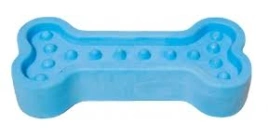 Игрушка Homepet Foam TPR Puppy для собак, косточка голубая, 13 см х 6 см