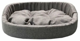 Лежак Homepet Silver для домашних животных, Жаккард Krona №2, 49 см х 43 см х 17 см