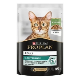 Влажный корм PRO PLAN Lamb для взрослых кошек, кусочки, с ягненком, в желе, 85 г