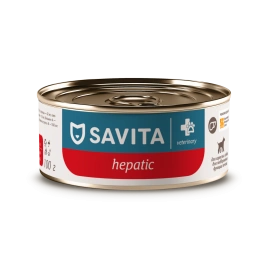 Влажный корм SAVITA Preventive Line Hepatiс для взрослых собак для поддержания функции печени, 100 г