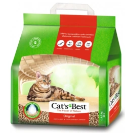 Наполнитель Cat`s Best Original для кошачьих туалетов, древесный, 10 л