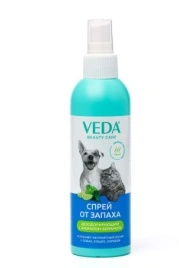 Спрей Veda для собак и кошек, дезодорирующий с ароматом бергамота, 200 мл