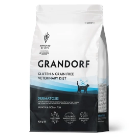 Сухой корм Grandorf Veterinary Dermatosis для кошек при дерматозах, 400 г