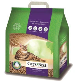 Наполнитель Cat`s Best Smart Pellet для кошачьих туалетов, древесный, 10 л