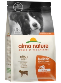 Сухой корм Almo Nature Beef & Rice для взрослых собак со свежей говядиной и коричневым рисом, 2 кг