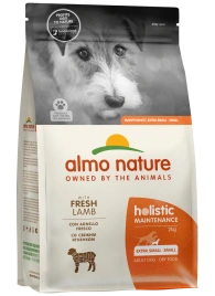 Сухой корм Almo Nature Lamb & Rice для взрослых собак малых пород со свежим ягненком и коричневым рисом, 2 кг