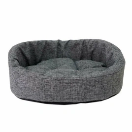 Лежак Homepet для домашних животных, Жаккард Wool №3 серый, 57 см х 45 см х 20 см