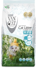 Наполнитель Van Cat для кошачьего туалета, комкующийся без пыли, натуральный, 24 л