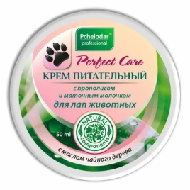 Крем Пчелодар для лап животных, питательный с прополисом и маточным молочком, 50 мл