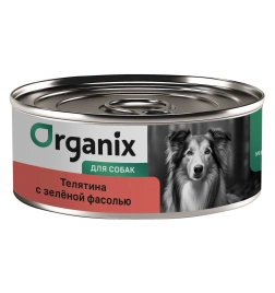Влажный корм Organix Preventive Line Veal & Beans для собак Телятина с зеленой фасолью, 100 г