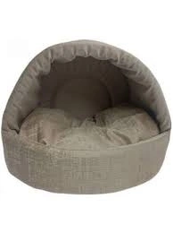 Домик Homepet Indigo Latte для домашних животных, №2 эстрада бежево-золотистый, 44 см х 44 см х 36 см