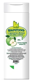 Шампунь Доктор Zoo для собак, и щенков с ароматом яблока, 250 мл