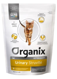 Сухой корм Organix Preventive Line URINARY Struvite для взрослых кошек для растворения струвитных камней и предотвращения их рецидивов, 400 г