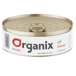 Влажный корм Organix Preventive Line Horse Meat для собак, с кониной 99%, 100 г