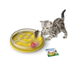 Игрушка Georplast Vertigo для кошек, с шариком пластик, 29 см