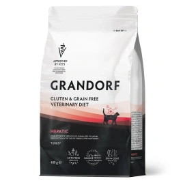 Сухой корм Grandorf Veterinary Hepatiс для кошек при заболеваниях печени, 400 г