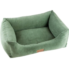 Лежак Katsu Sofa Orinoko для животных, зеленый, размер S, 60 см х 44 см х 21 см