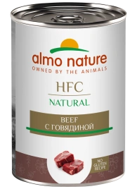 Влажный корм Almo Nature Beef для собак, с говядиной, 340 г