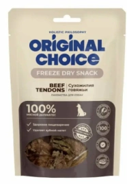 Лакомство ORIGINAL CHOICE для собак, сухожилия говяжьи, 60 г