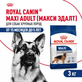 Сухой корм Royal Canin Maxi Adult для собак, 3 кг