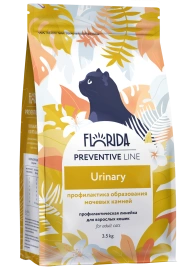 Сухой корм FLORIDA Urinary для кошек для профилактики образования мочевых камней, 3,5 кг