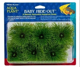 Набор растений Penn-Plax Baby Hide-Out Breeding Grass, зеленый, 6 шт
