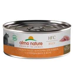Влажный корм Almo Nature Chicken для кошек с куриным филе в желе, 100 г
