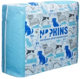 Пеленки Napkins для собак, впитывающие, 30 шт, 60 см х 40 см