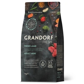 Сухой корм Grandorf Fresh Dog Lamb & Sweet Potato для взрослых собак мелких пород чувствительное пищеварение и гипоаллергенный ягненок, с бататом, 1 кг