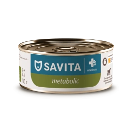 Влажный корм SAVITA Preventive Line Metaboliс для взрослых собак для снижения веса и склонных к ожирению, 100 г