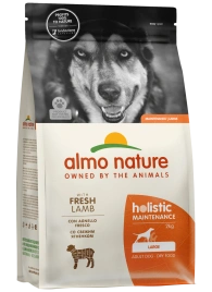 Сухой корм Almo Nature Lamb & Rice для взрослых собак крупных пород со свежим ягненком и коричневым рисом, 2 кг