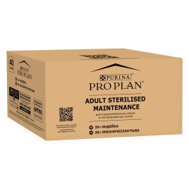 Влажный корм PRO PLAN Turkey & Ocean Fish MIX для взрослых стерилизованных кошек и кастрированных котов, вкусные кусочки, с индейкой в желе, вкусные кусочки, с океанической рыбой в желе, 85 г