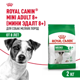Сухой корм Royal Canin Mini Adult 8+ для пожилых собак, 2 кг