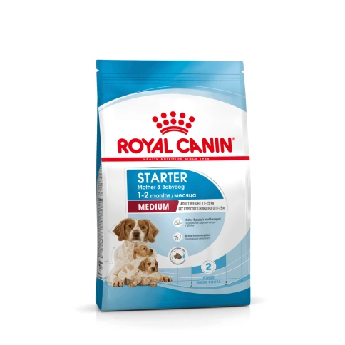 Сухой корм Royal Canin Medium Starter Mother & Babydog для щенков и кормящих сук, 4 кг фото 10
