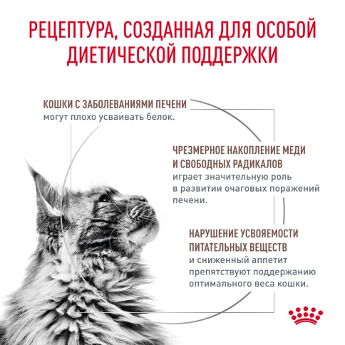 Сухой корм Royal Canin Hepatiс для кошек, 2 кг фото 3
