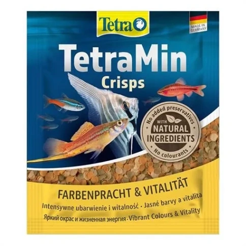 Корм для рыб Tetra Min Crisps основной для всех видов декоративных рыб, 12 г фото 1