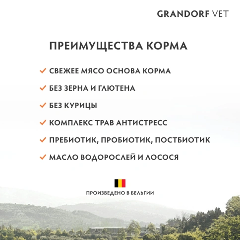 Сухой корм Grandorf Veterinary Dermatosis для кошек при дерматозах, 400 г фото 8