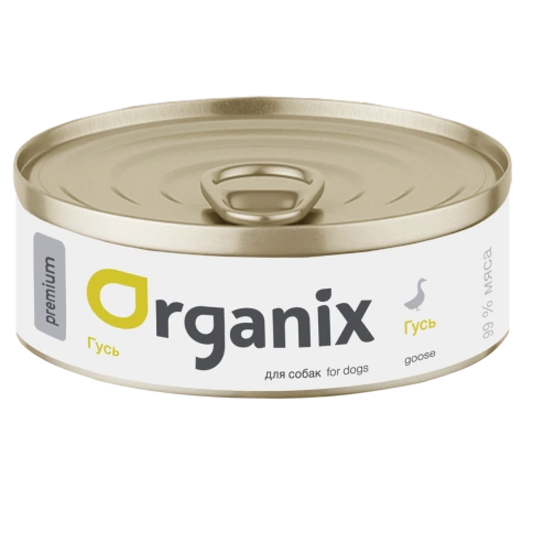 Влажный корм Organix Preventive Line для собак с гусем 99%, 100 г фото 1