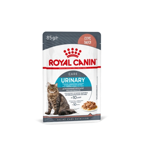 Влажный корм Royal Canin Urinary Care в соусе для кошек для поддержания здоровья мочевыделительной системы, пауч, 85 г фото 14