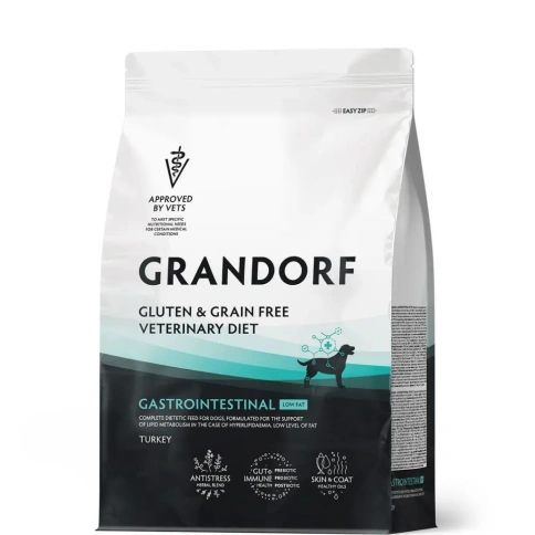 Сухой корм Grandorf Veterinary Gastrointestinal Low Fat для собак при расстройствах пищеварения, 1 кг фото 1