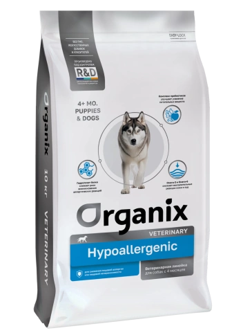 Сухой корм Organix Preventive Line HYPOALLERGENIс для собак для снижения пищевой аллергии или пищевой непереносимости, 10 кг фото 1