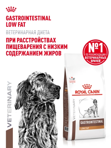 Сухой корм Royal Canin Gastrointestinal Low Fat для собак, 1 кг фото 14
