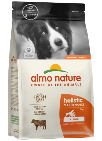 Сухой корм Almo Nature Beef & Rice для взрослых собак со свежей говядиной и коричневым рисом, 2 кг фото 1