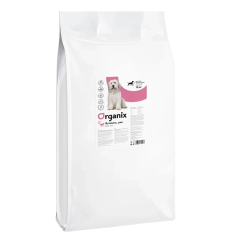 Сухой корм Organix Adult Large Lamb & Rice для собак крупных пород, с ягненком и рисом, 18 кг фото 1